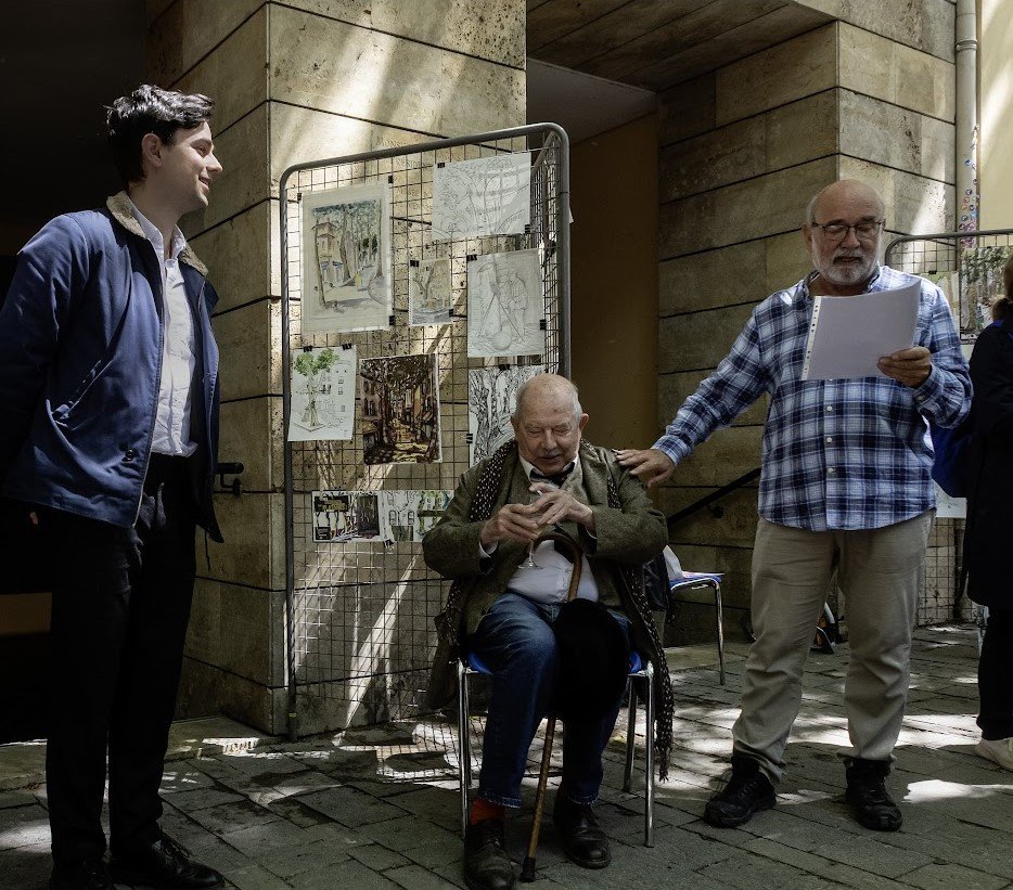 Venez dessiner les platanes à Céret