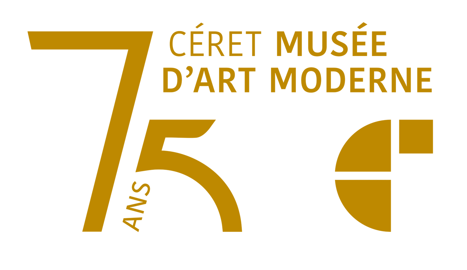 75 ans Musée d'art moderne Céret Logo 
